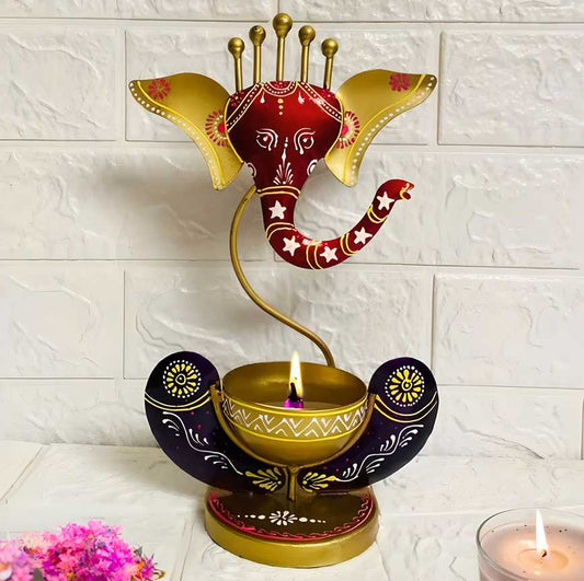 ✨Spiritual Lord Ganesha Decor - Tealight Candle Holder✨